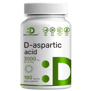 딜서플리먼트 DAA 디 아스파르트 영양제 3000mg 180정