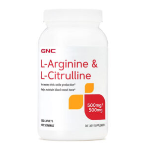 GNC 엘 아르기닌 시트룰린 500mg/500mg 120정 산화질소생산