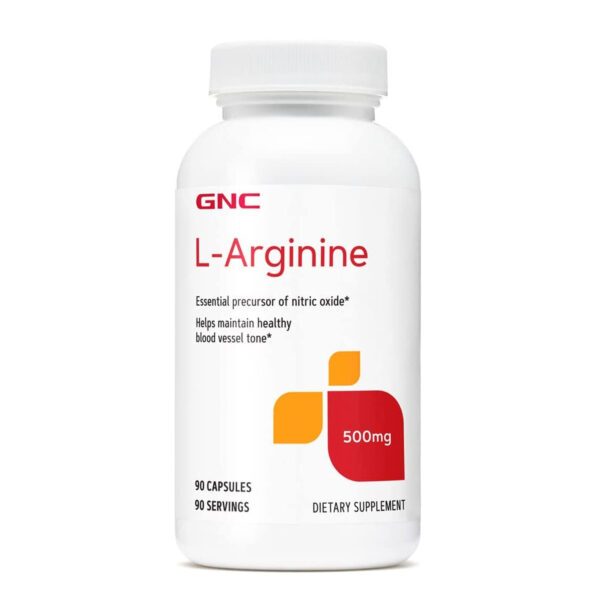 GNC 엘아르기닌 500mg 90정 산화질소 생산 증가