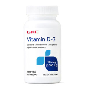 GNC 지앤씨 비타민D-3 2000IU 50mcg 180정