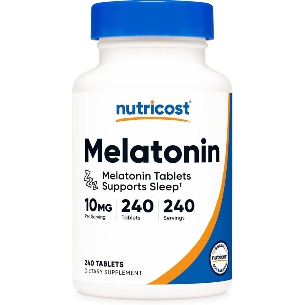 뉴트리코스트 멜라토닌 10mg 240정 수면도움영양제