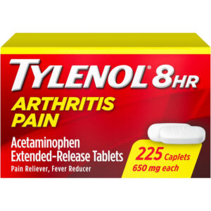 타이레놀 엑스트라스트랭스 650mg 225정 8시간지속 통증완화 해열작용